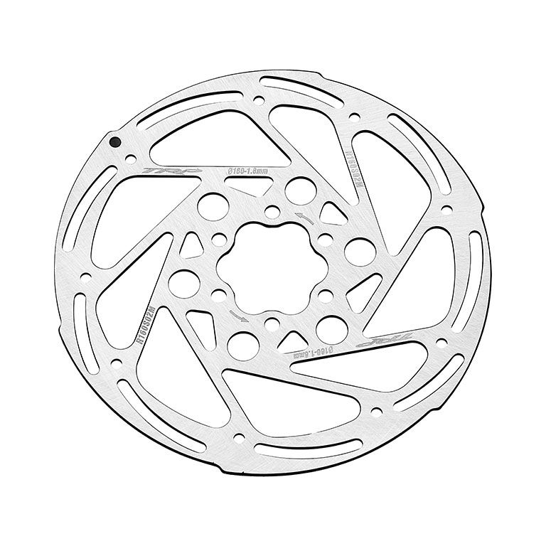 ディスクブレーキローター160mm(6穴、厚み1.8mm)